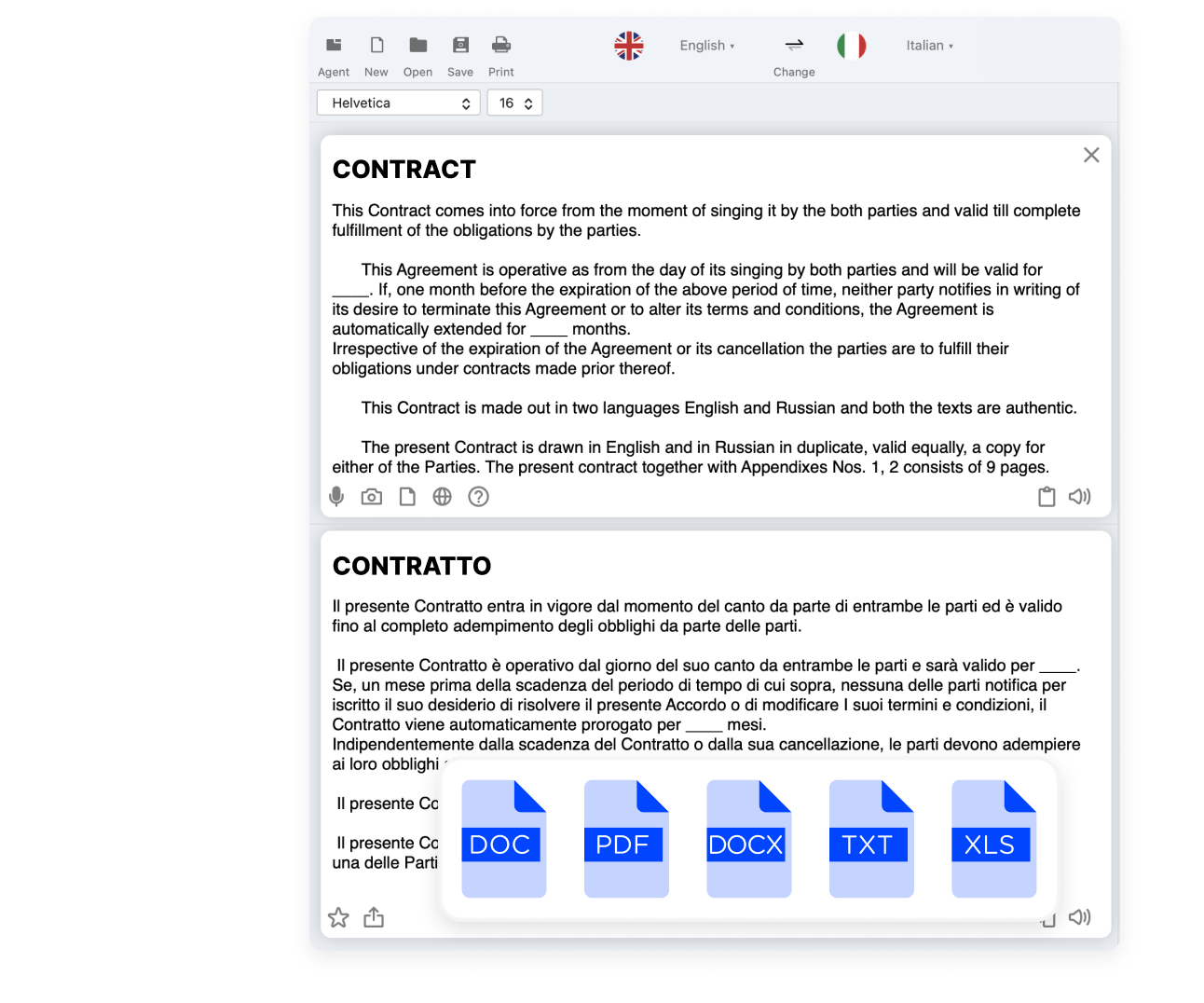 Translate Various Document Types