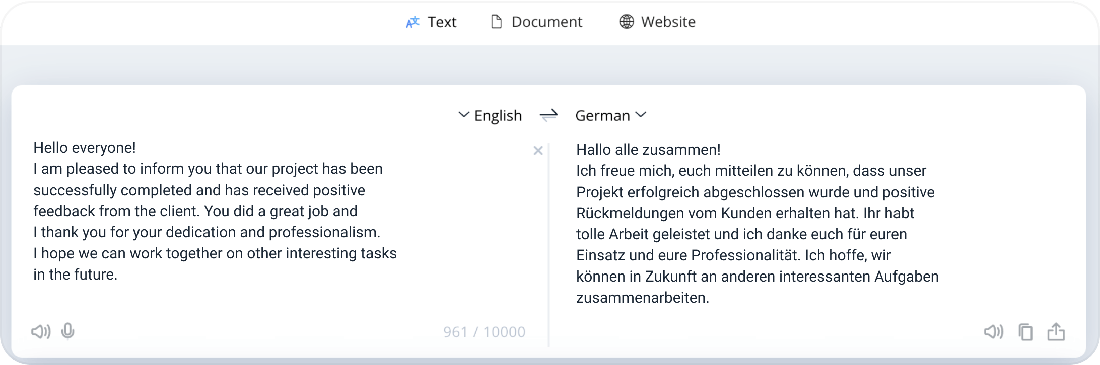 Work with User Interface or Rest API