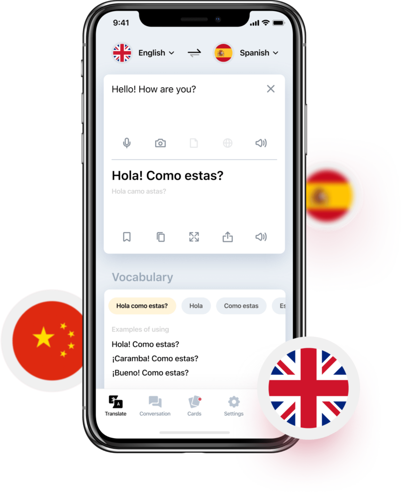 Lingvanex iPhone Translator - Speech, Voice and Text Translation app for  iOS - Offline Dictionary and Translator.